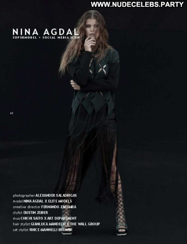 Nina Agdal Magazine Beautiful Babe Posing Hot Paparazzi Celebrity