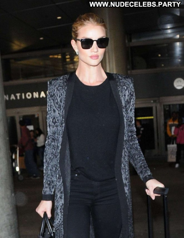 Rosie Huntington Whiteley Lax Airport Celebrity Angel Los Angeles