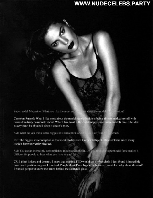 Cameron Russell S Magazine Magazine Posing Hot Celebrity Babe