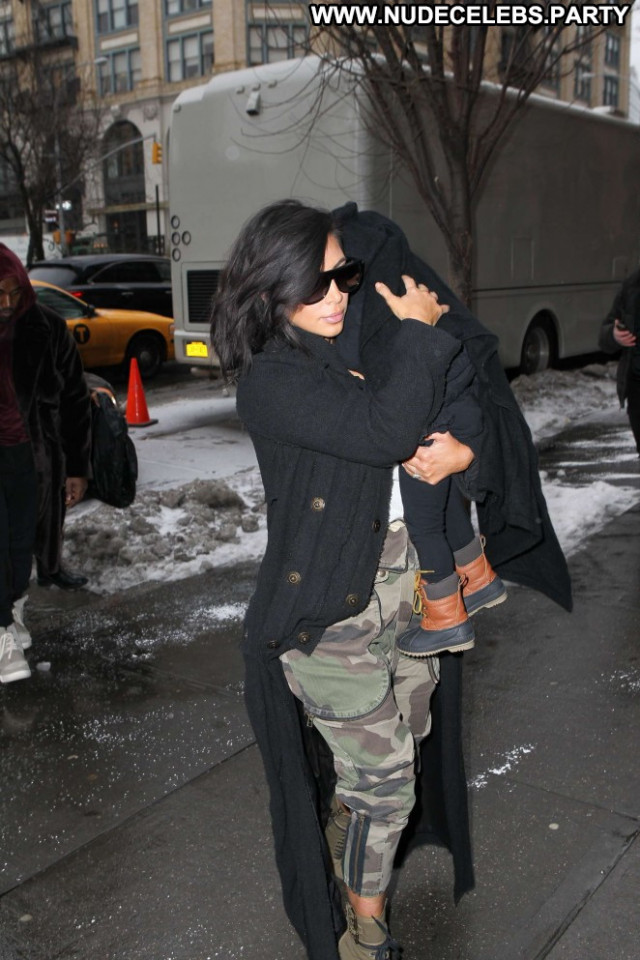 Kim Kardashian New York New York Babe Celebrity Posing Hot Paparazzi