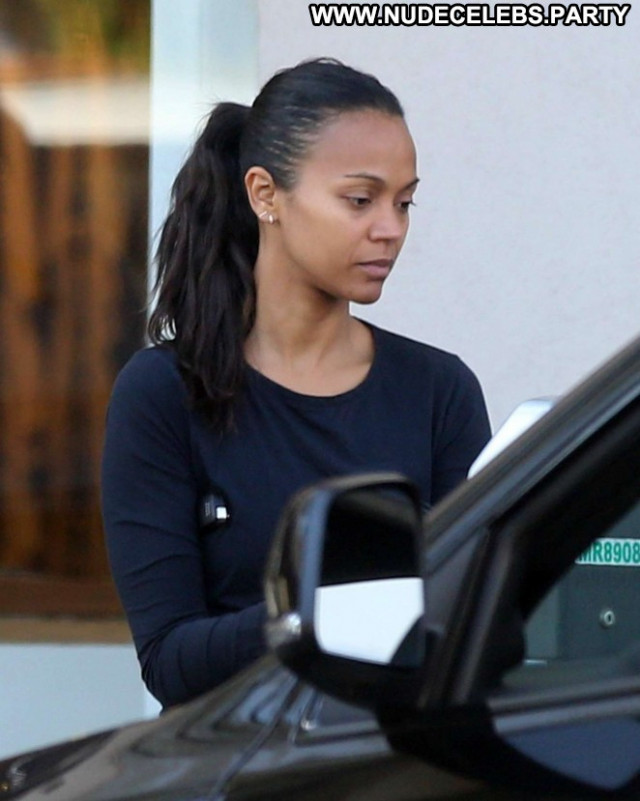 Zoe Saldana West Hollywood Babe Beautiful West Hollywood Paparazzi