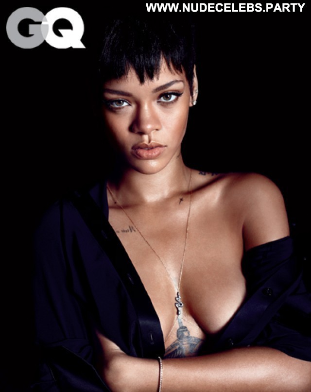 Rihanna Photo Shoot Topless Posing Hot Sultry Black Stunning