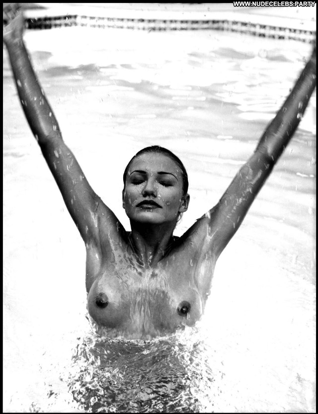 Cameron Diaz Black And White Celebrity Nude Hot Sultry Blondes Black