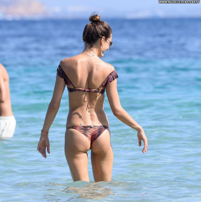 Alessandra Ambrosio No Source Beautiful Bikini Ibiza Babe Posing Hot