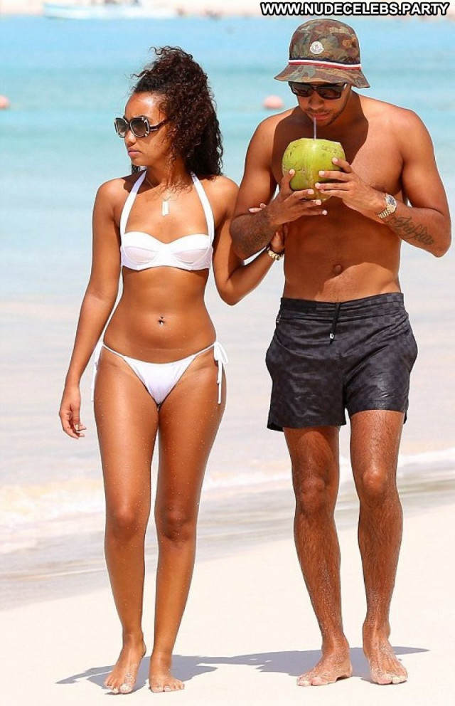 Leigh Anne Pinnock The Beach Posing Hot Bikini Beautiful Beach Babe