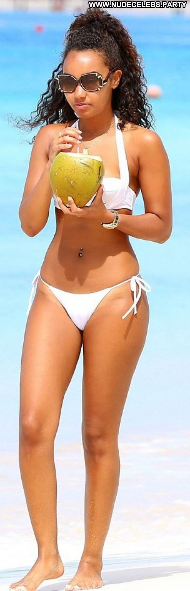 Leigh Anne Pinnock The Beach Bikini Beach Celebrity Posing Hot Babe