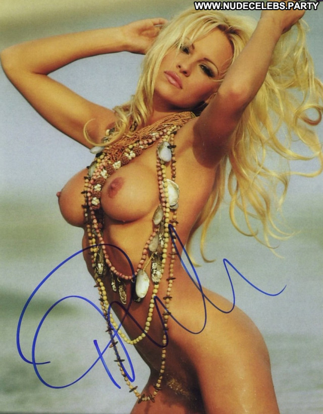Pamela Anderson No Source Celebrity Topless Posing Hot Beautiful