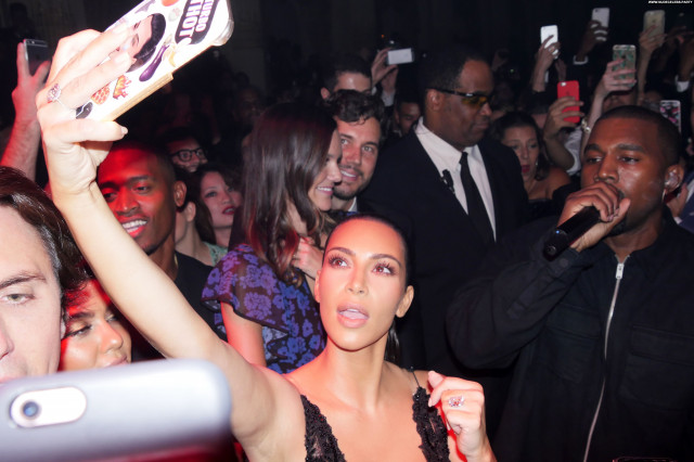 Kim Kardashian No Source Celebrity American See Through Black
