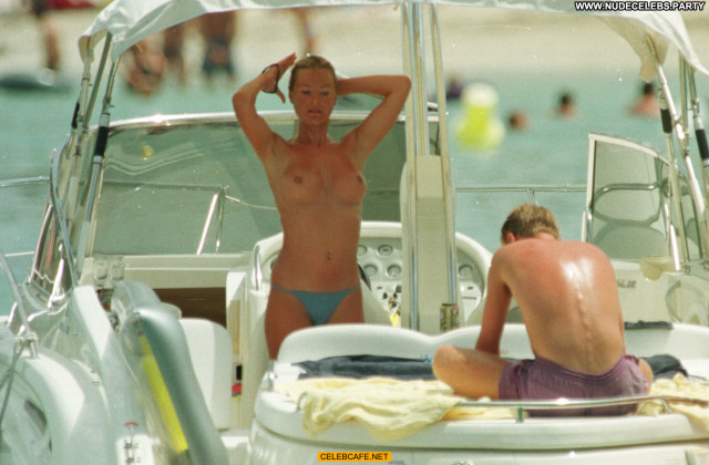 Tracy Shaw No Source Yacht Posing Hot Babe Celebrity Topless