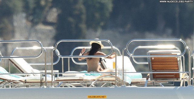 Sara Sampaio No Source Celebrity Beautiful Yacht Topless Posing Hot