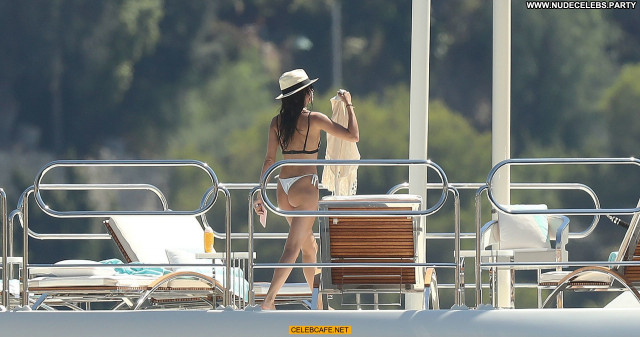 Sara Sampaio No Source  Posing Hot Babe Topless Celebrity Yacht
