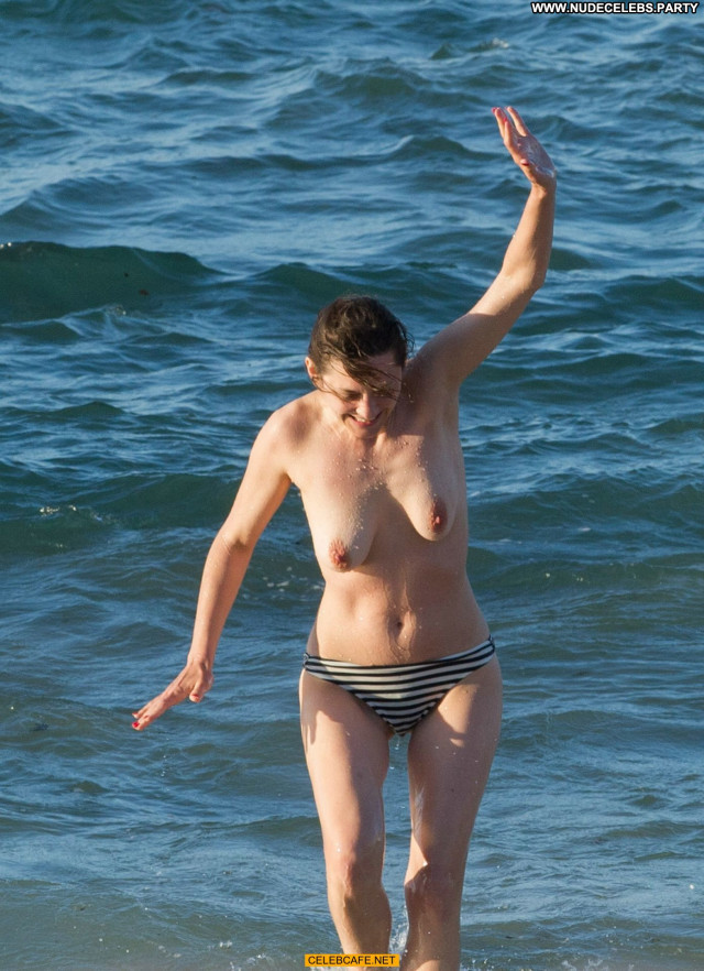 Marion Cotillard No Source Topless Posing Hot Toples Celebrity Beach