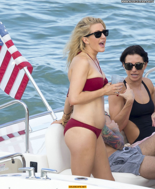 Ellie Goulding No Source Beautiful Posing Hot Babe Yacht Celebrity