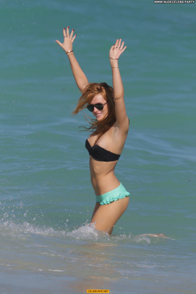 Bella Thorne Miami Beach Beautiful Posing Hot Babe Celebrity Bikini