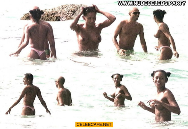 Melanie Brown Paparazzi Shots Topless Babe Celebrity Posing Hot