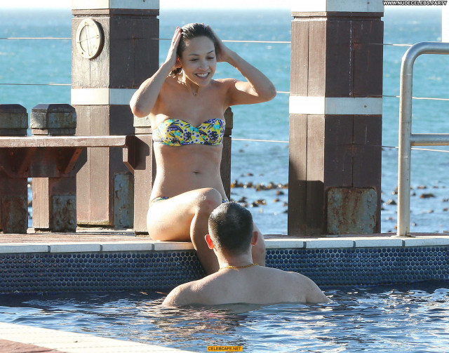 Myleene Klass The Pool Celebrity Pool Babe Posing Hot Bikini Beautiful