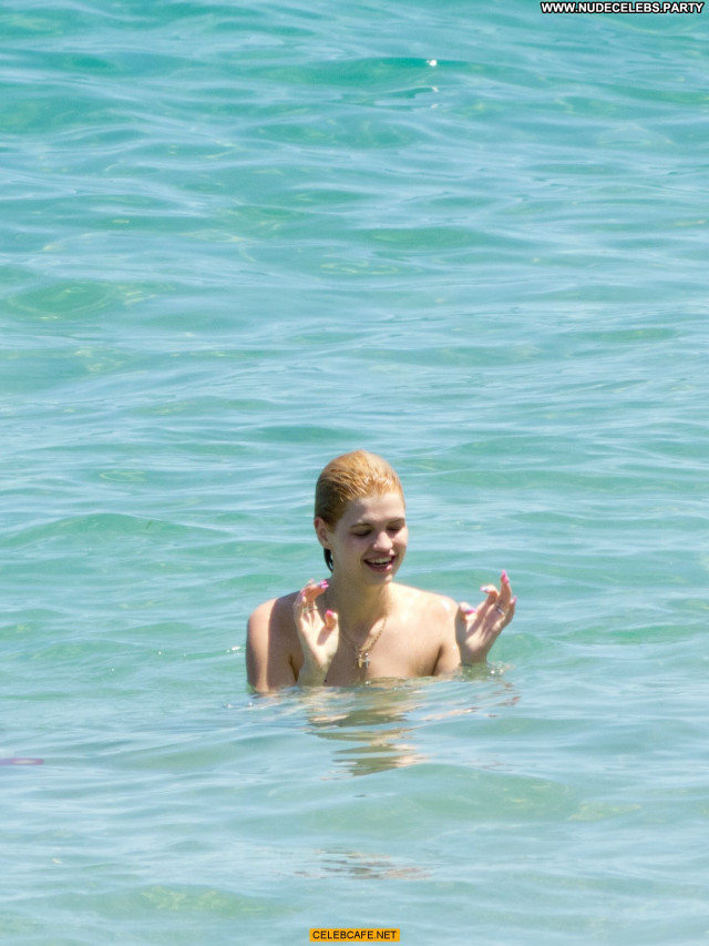 Pixie Geldof The Beach Beautiful Ibiza Celebrity Beach Babe Posing