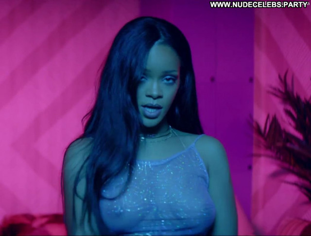Rihanna The Ex Topless Big Tits Posing Hot Breasts Babe Toples