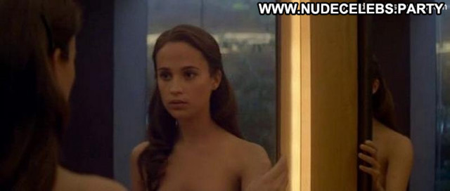 Alicia Vikander Full Frontal Celebrity Big Tits Babe Nude Full