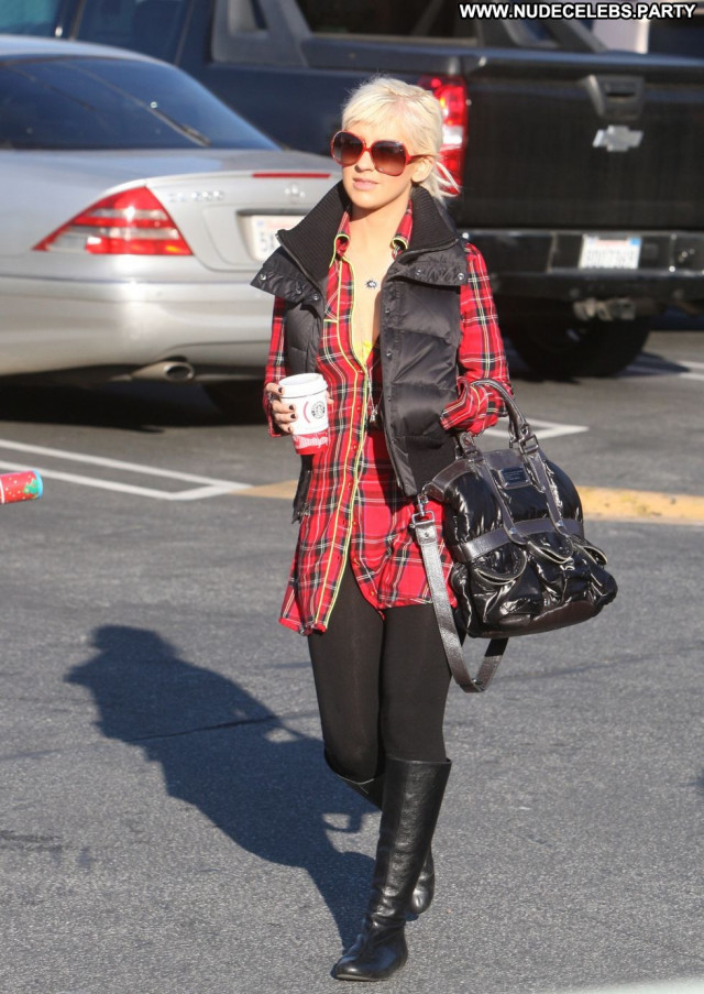 Christina Aguilera No Source Candid Candids Babe Paparazzi Celebrity