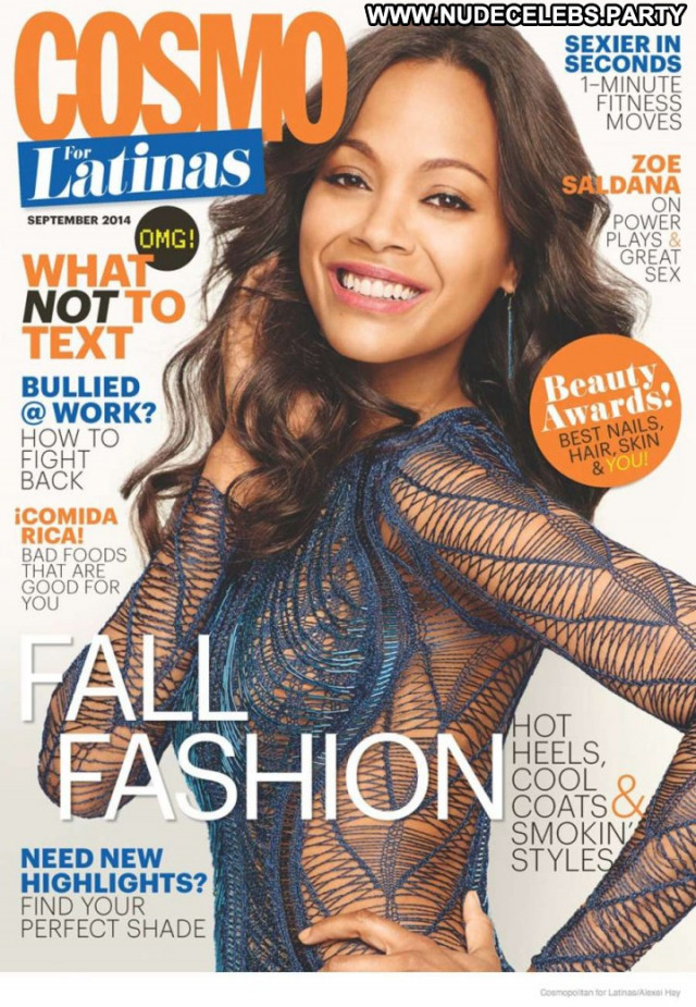 Zoe Saldana S Magazine  Latin Magazine Beautiful Babe Celebrity