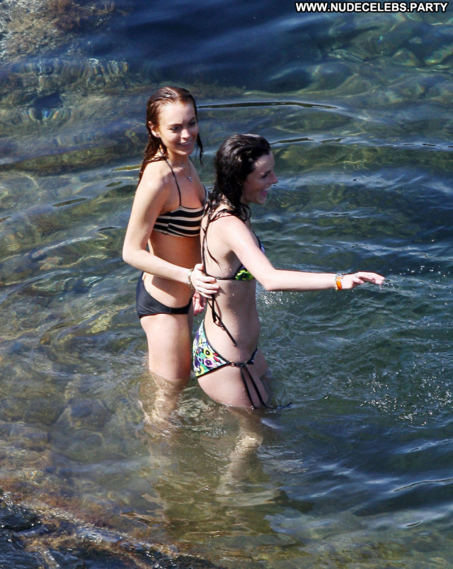 Lindsay Lohan No Source Celebrity Posing Hot Babe Candids Bikini