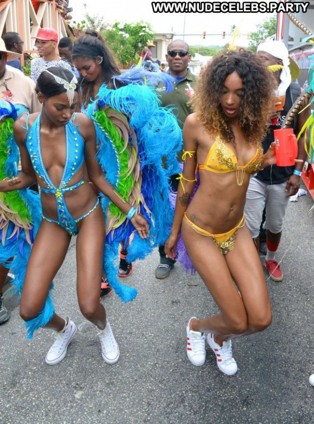 Jourdan Dunn Beautiful Bikini Barbados Paparazzi Bar Celebrity Posing