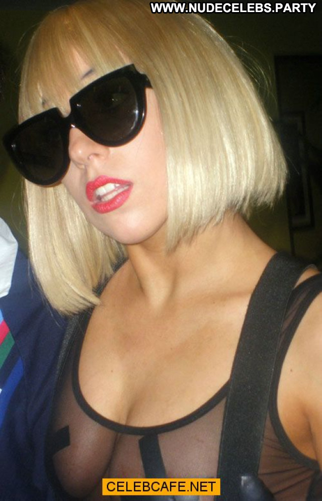 Lady Gaga No Source Babe Posing Hot Beautiful Celebrity See Through