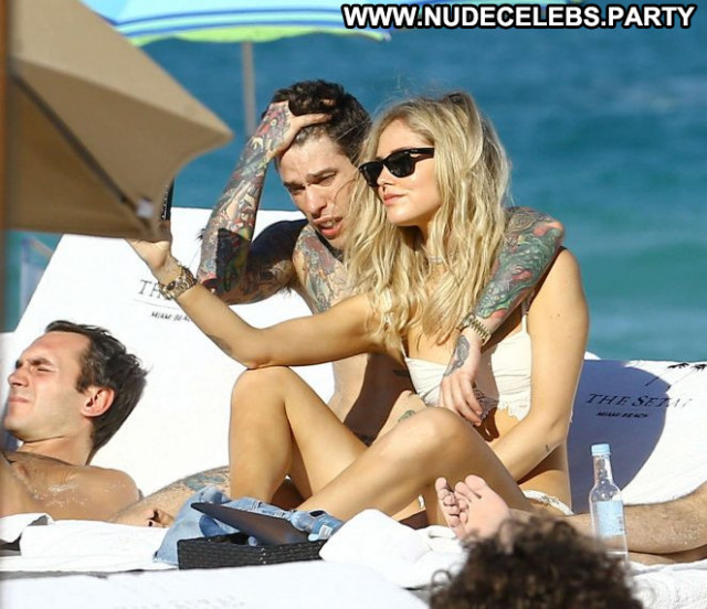 Chiara Ferragni The Beach Beach Skirt Celebrity Paparazzi Posing Hot