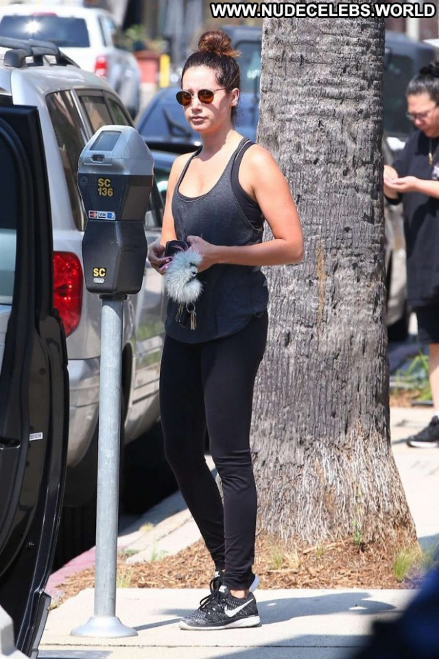 Ashley Tisdale Studio City Beautiful Gym Paparazzi Babe Posing Hot