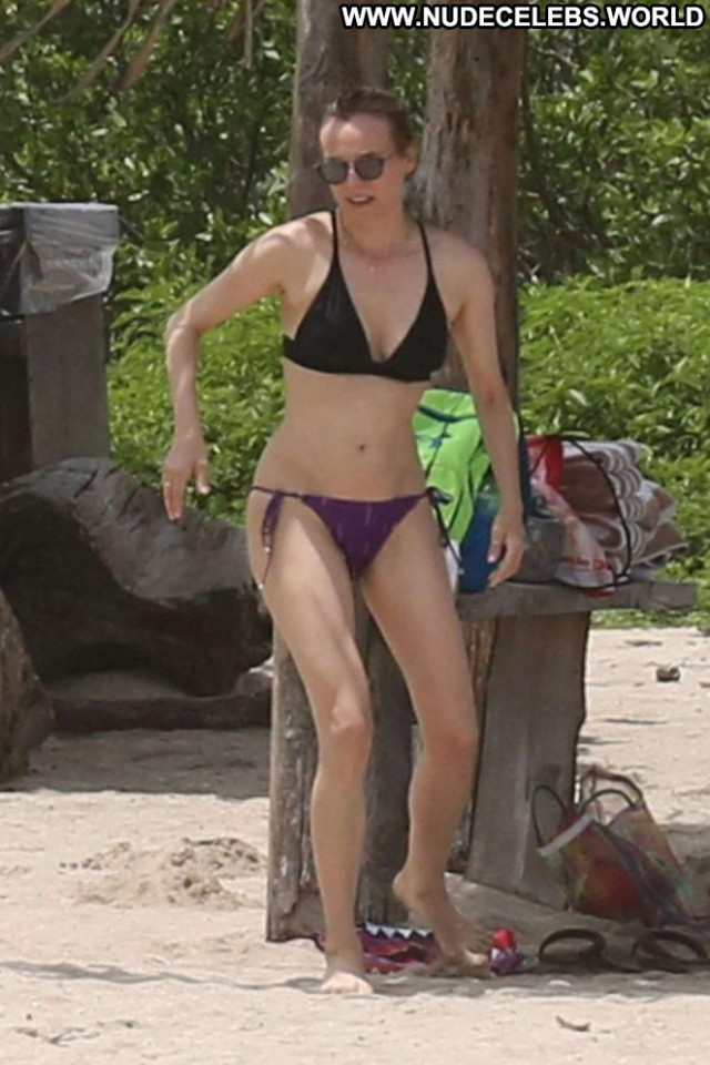 Diane Kruger No Source  Celebrity Bikini Costa Rica Posing Hot Beach
