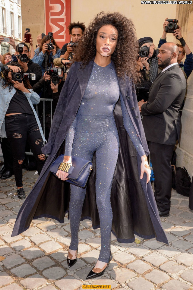 Winnie Harlow No Source Babe See Through Celebrity Beautiful Posing