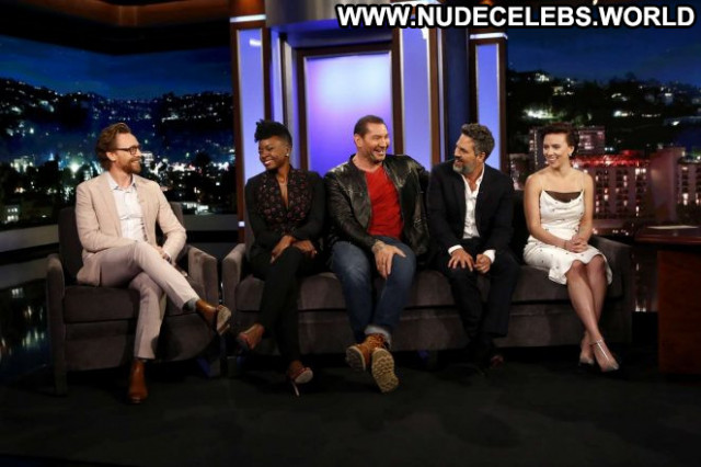 Scarlett Johansson Jimmy Kimmel Live Babe Live Los Angeles Angel