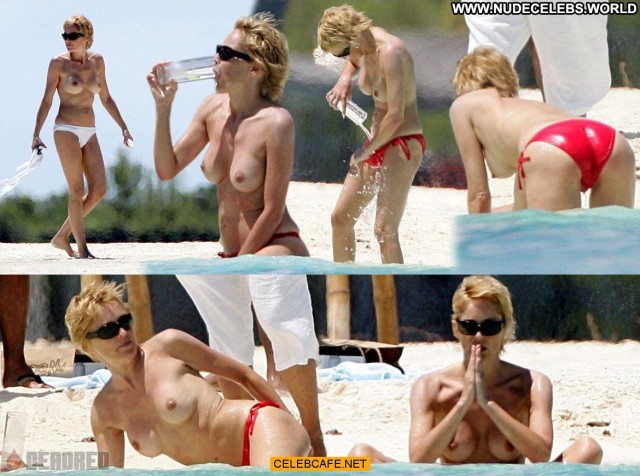 Sharon Stone No Source Celebrity Topless Toples Posing Hot Babe