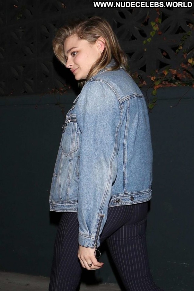 Chloe Moretz Jimmy Kimmel Live Hollywood Beautiful Babe Posing Hot