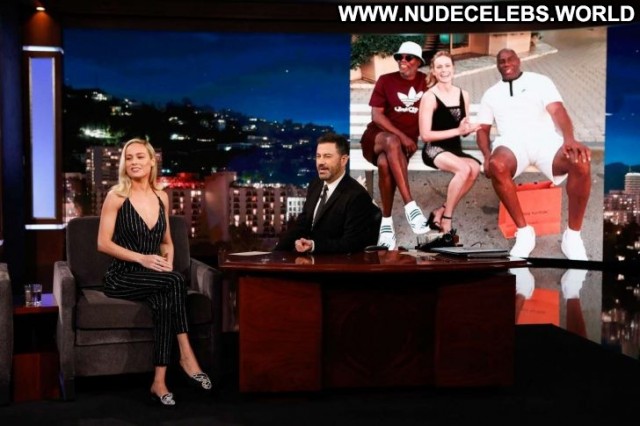 Brie Larson Jimmy Kimmel Live Angel Live Beautiful Paparazzi Los