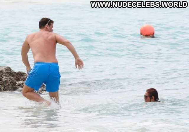 Amy Childs The Beach Babe Beautiful Beach Bar Barbados Swimsuit