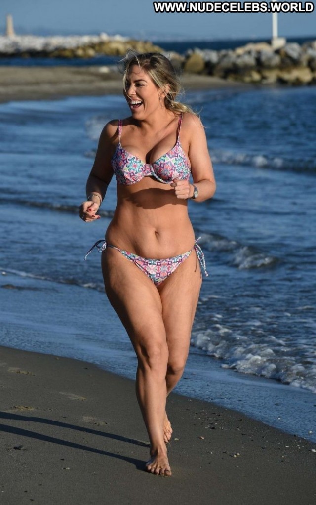 Frankie Essex No Source Paparazzi Jogging Bikini Beach Celebrity Babe