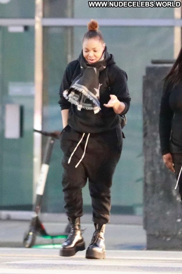 Janet Jackson Los Angeles Beautiful Los Angeles Babe Paparazzi Posing