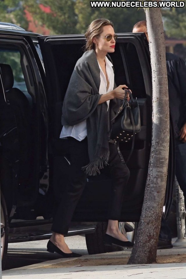 Angelina Jolie Los Angeles Posing Hot Angel Los Angeles Paparazzi