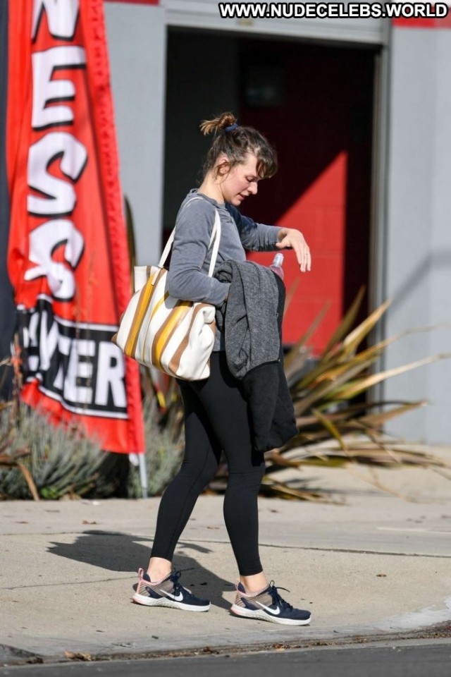 Milla Jovovich Los Angeles Posing Hot Babe Celebrity Beautiful Gym