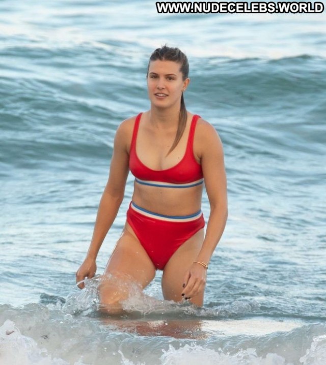 Genie Bouchard The Beach Beach Bikini Paparazzi Beautiful Babe