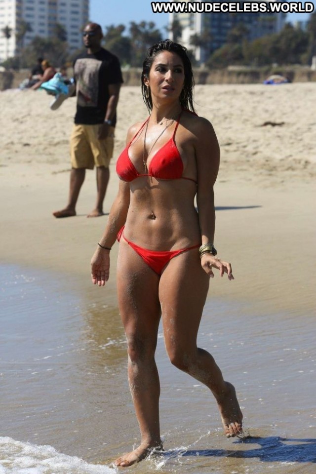 Liana Mendoza The Beach In Malibu Mali Paparazzi Celebrity Bikini