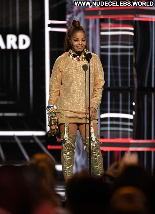 Janet Jackson Las Vegas Posing Hot Paparazzi Awards Beautiful Babe
