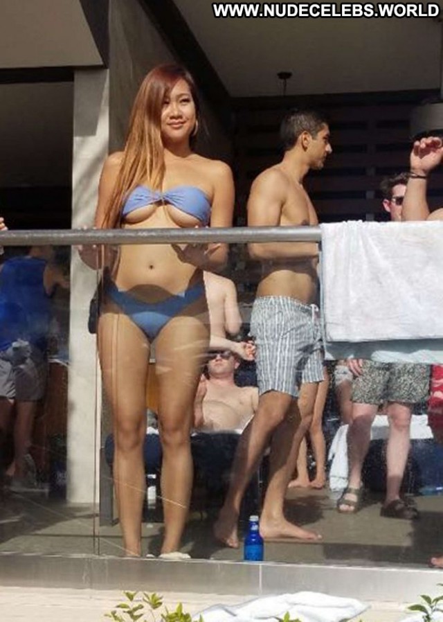 Angie Sou Las Vegas Celebrity Babe Paparazzi Posing Hot Bikini