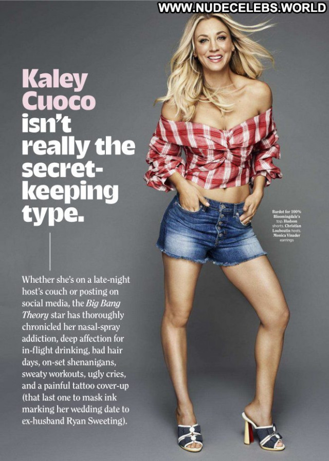 Kaley Cuoco Posing Hot Beautiful Magazine Babe Paparazzi